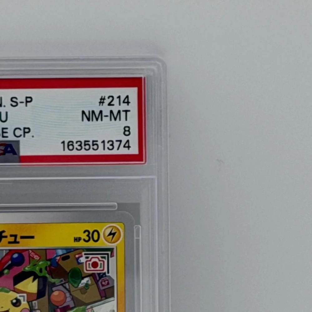 2022 Pokemon Mischievous Pichu 214/S-P JP S-P Promo Graniph PSA 8 Japanese TCG